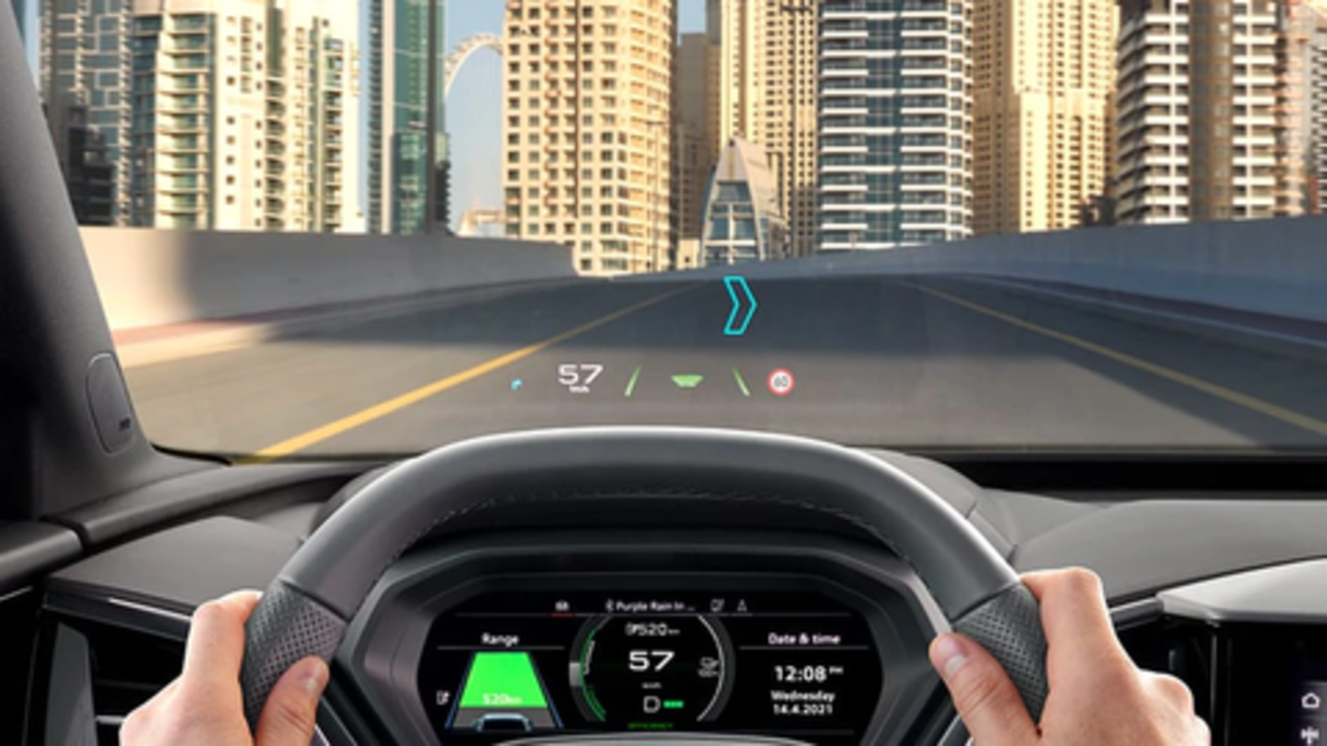 Audi Head-up display con realtà aumentata - Autosani